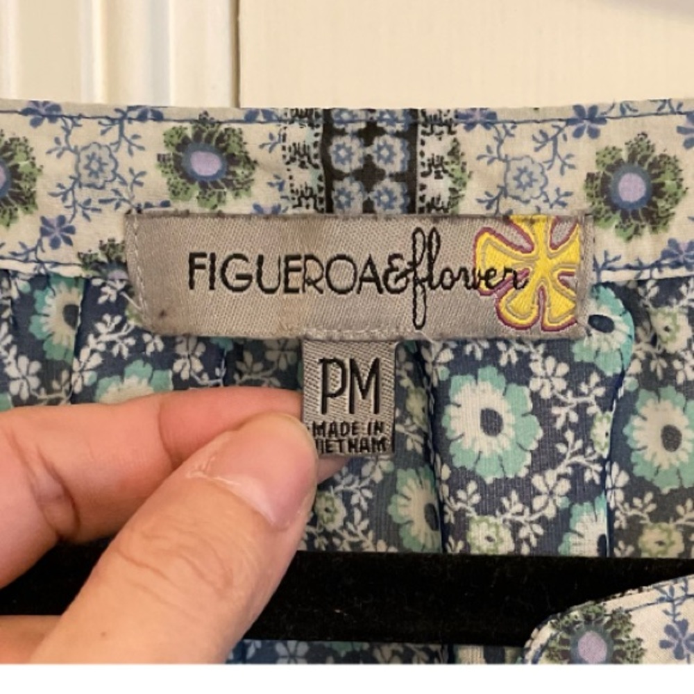 NEW ITEM! NWOT FIGUEROA & FLOWER BY ANTHROPOLOGIE BOHO TIE FRONT TOP! - Picture 4 of 5